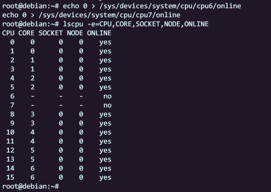 禁用有问题核心后